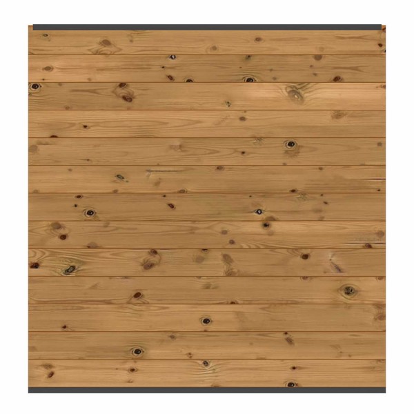 SYSTEM HOLZ Thermo Massiv Zaunfeld-Set 178 x 184 cm