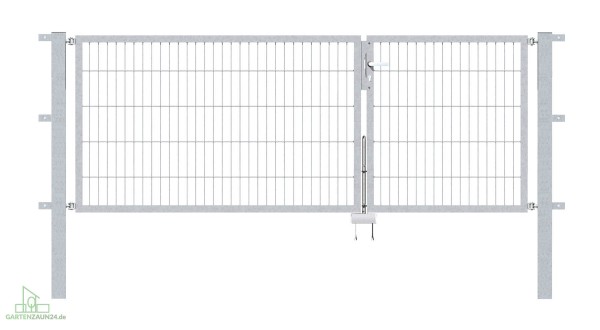 Gartentor Flex 6, 2-flg., Breite 2750 mm (1000/1750mm)