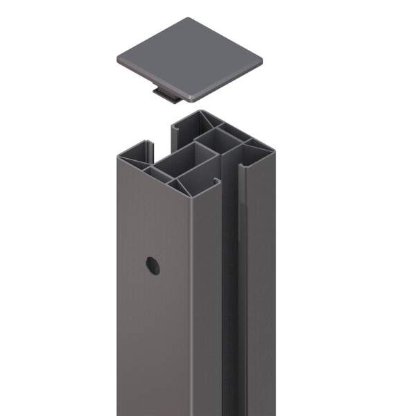 Art. 2788 SYSTEM Klemmpfosten Anthrazit 235 cm