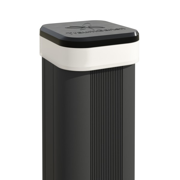 SYSTEM LICHT Pfostenkappe 8 x 8 x 2 cm für Pfosten Basic