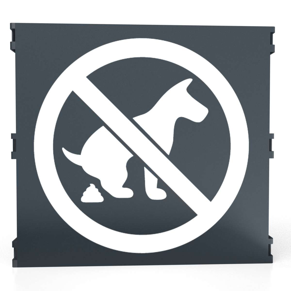 Zaunschild "kein Hundeklo" Zaunschilder ZaunZubehör Zaun