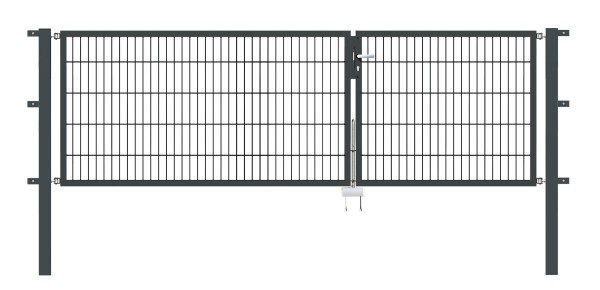 Gartentor Flex 8, 2-flg., Breite 3250 mm (1250/2000mm)