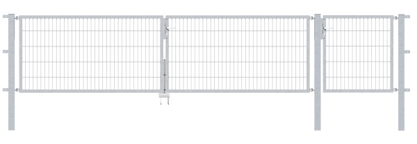 Gartentor Flex 6, 3-flg., Breite 5000 mm (1000/2000/2000mm)