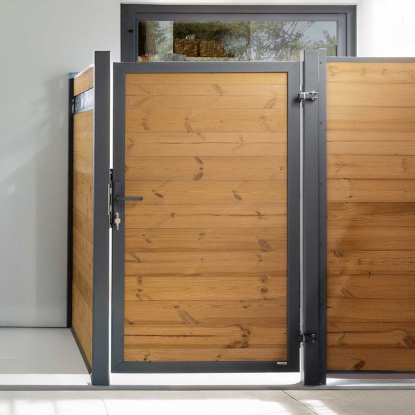 SYSTEM THERMO HOLZ Tor-Set Breite 1000mm Höhe 1800mm