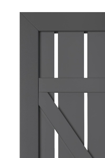 Squadra Anthrazit AluTor DIN Rechts 98 x 180 cm Squadra Tore