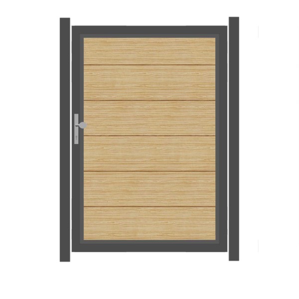 SYSTEM ALU XL Tor-Set in Lärche Breite 1250mm Höhe 1800mm