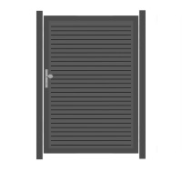 SYSTEM RHOMBUS Tor-Set in Anthrazit Breite 1250mm Höhe 1800mm