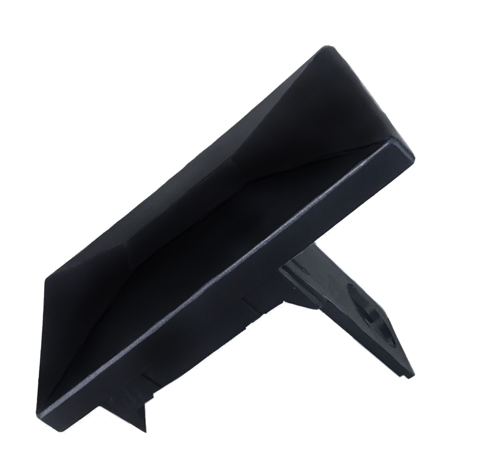 Kunststoffkappe mit Überstand (60 x 40mm) Schwarz