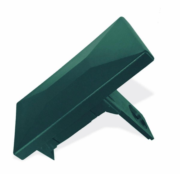 Kunststoffkappe mit Überstand (60 x 40mm)