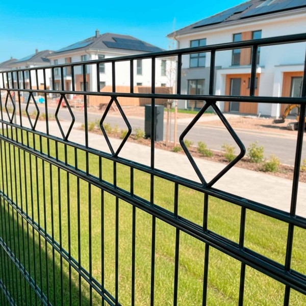 Schmuckzaun Fürth Komplettset 6/5/6 Anthrazitgrau RAL7016