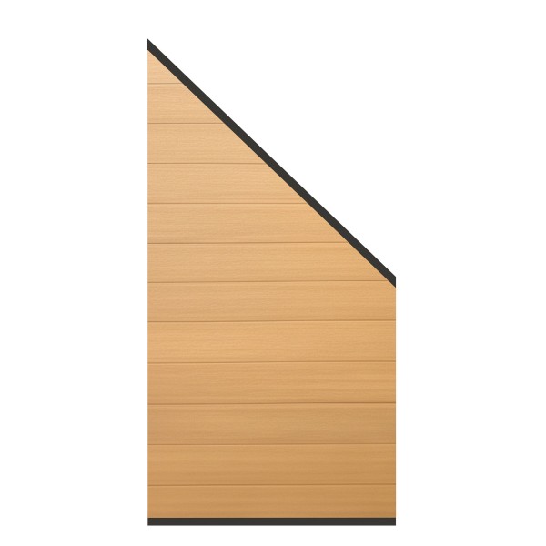 System WPC Platinum Zaun-Anschluss-Set, Lärche