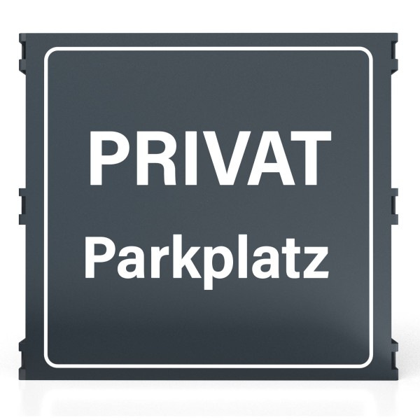 Zaunschild "Privatparkplatz"