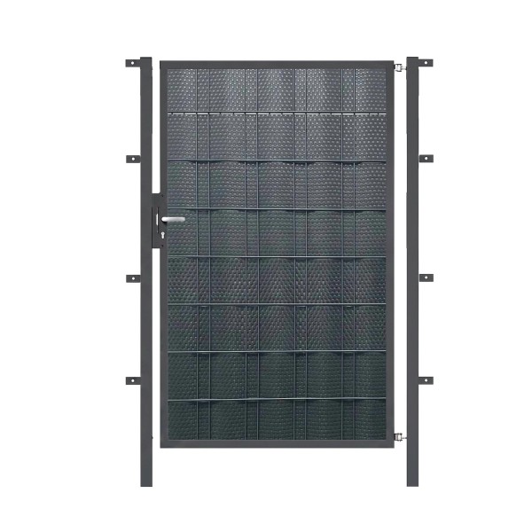 System PVS Einzeltor Rattan Anthrazit