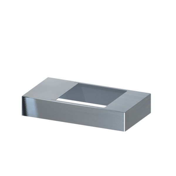 SYSTEM Pfosten Edelstahl-Trägererabdeckung