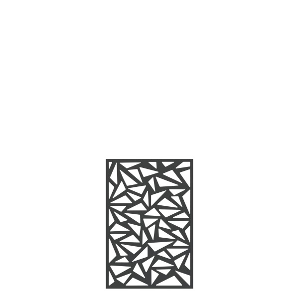 SYSTEM Designgitter Trigon Anthrazit 60 x 90 cm