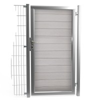 OptiGuard WPC, Füllung in Grau, Breite 1000mm