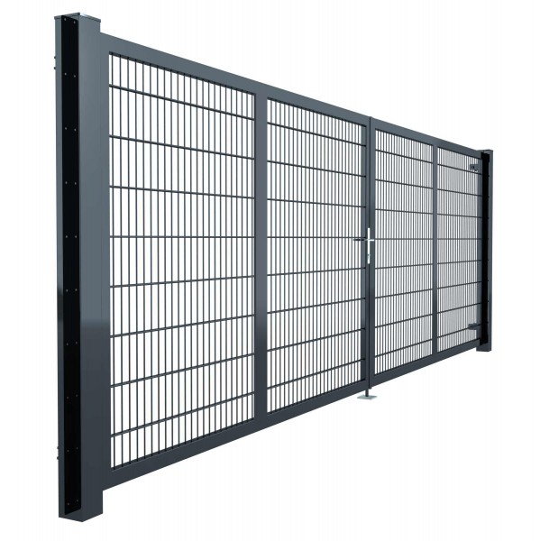 Gartentor "Universal" 2-flg., Breite 5500 mm