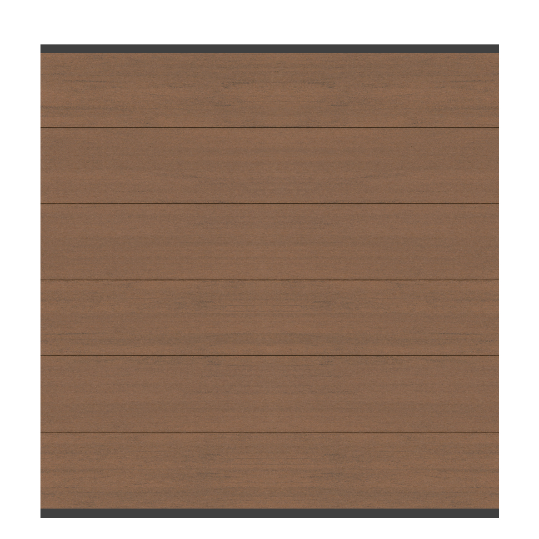 SYSTEM WPC XL Zaunfeld-Set, mandel