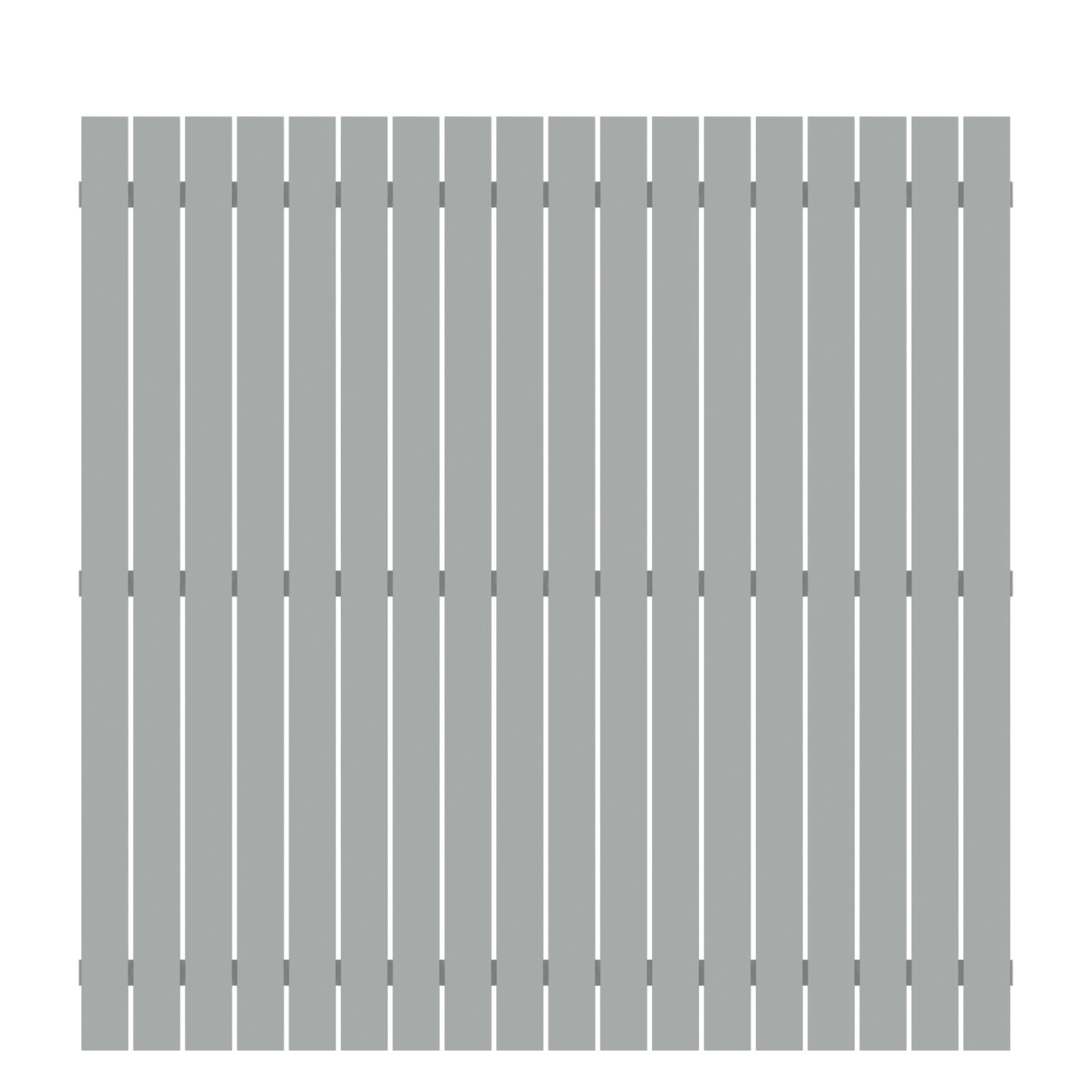 Alu-Zaun Squadra Lichtgrau 180x180cm