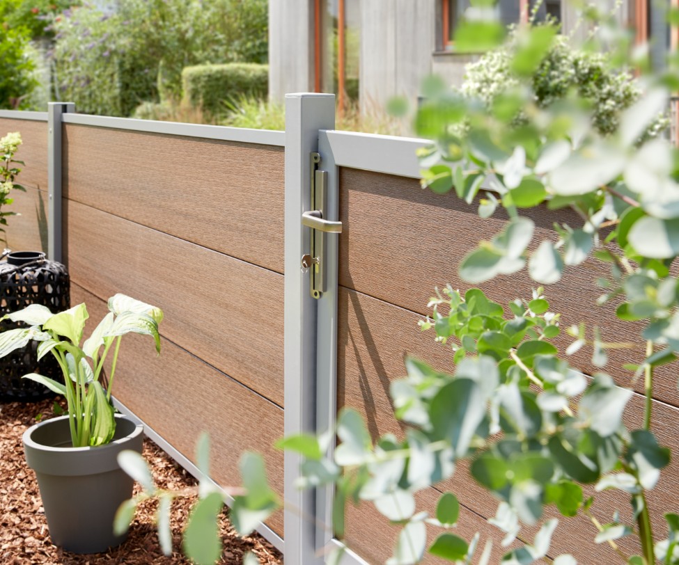 Sichtschutzzaun - System WPC