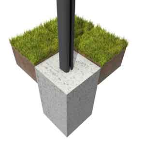 Varianten Detailbild - Zum Einbetonieren